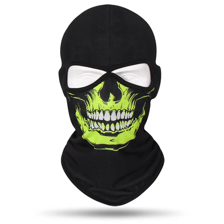 Skull Full Tactical Balaclava Face Cover Hat Motorcycle Mask Skiing Cap Cycling Hunting Head Neck Gaiter Men Bike Helmet Liner - Premium mask from Lizard Vigilante - Just $17.99! Shop now at Lizard Vigilante