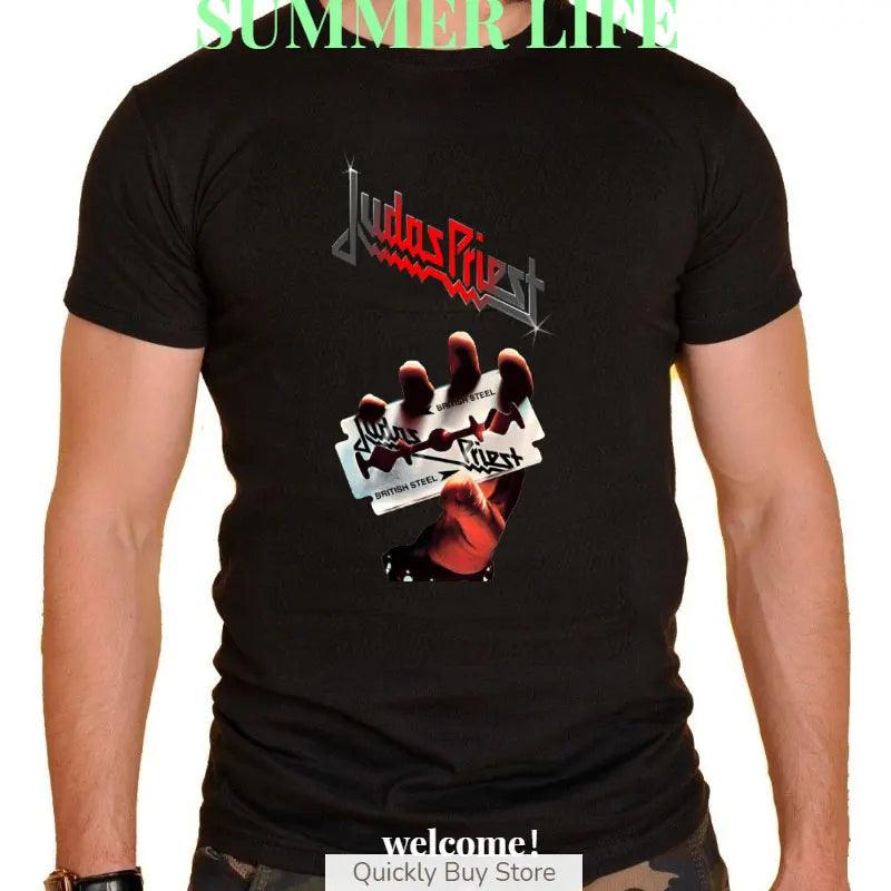 Judas Priest British Steel 30th Anniversary T-Shirts - Lizard Vigilante