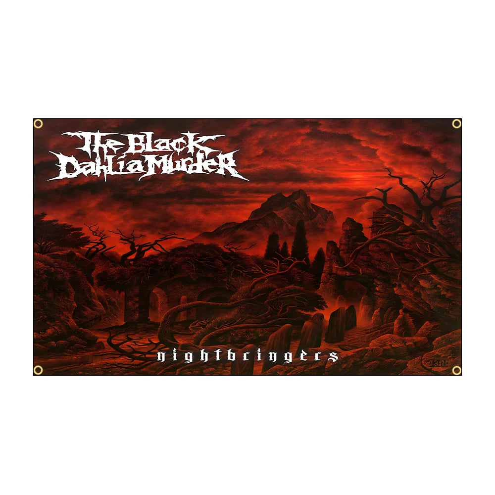 American Deadcore The Black Dahlia Murder Flag – 3x5 Ft Polyester Rock Banner for Decor and Tapestry - Premium flag from Lizard Vigilante - Just $13.99! Shop now at Lizard Vigilante