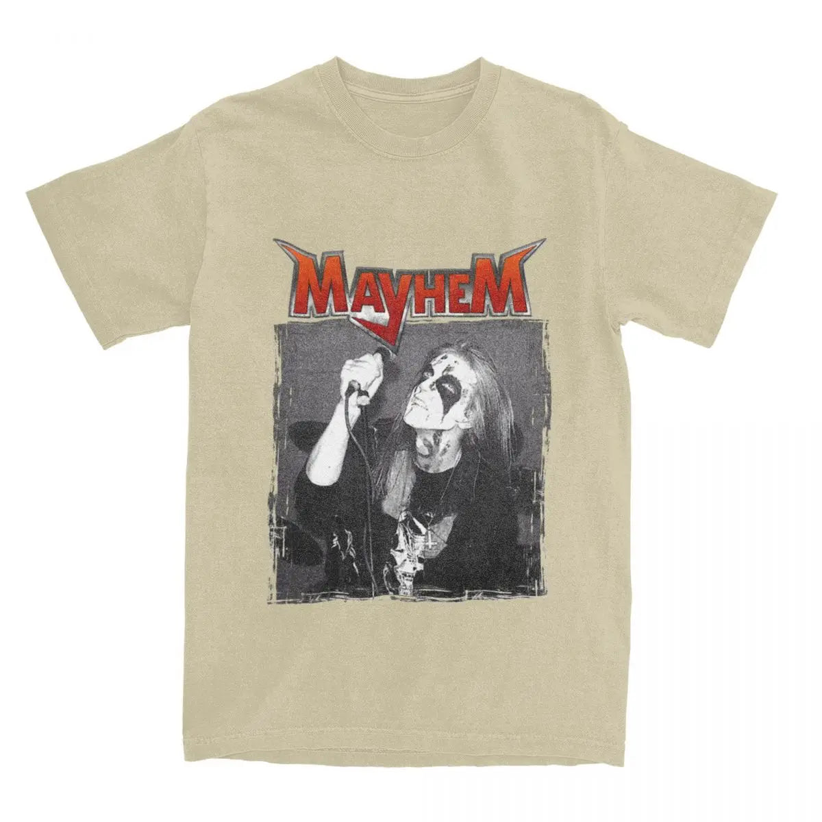 Black Metal Mayhem Dead T-Shirts for Men Women Crew Neck Cotton Short Sleeve Tee Shirt Gift Idea Clothing - Premium t-shirt from Lizard Vigilante - Just $24.99! Shop now at Lizard Vigilante