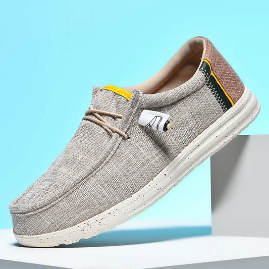 Men's Casual Canvas Shoes – Breathable Slip-On Loafers for Everyday Comfort - Premium shoes from Lizard Vigilante - Just $38.88! Shop now at Lizard Vigilante