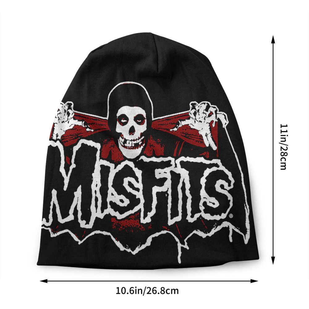 Misfits Horror Punk Rock Knit Beanie – Unisex Winter Skull Cap for Men & Women - Premium beanie from dsers - Just $19.99! Shop now at Lizard Vigilante