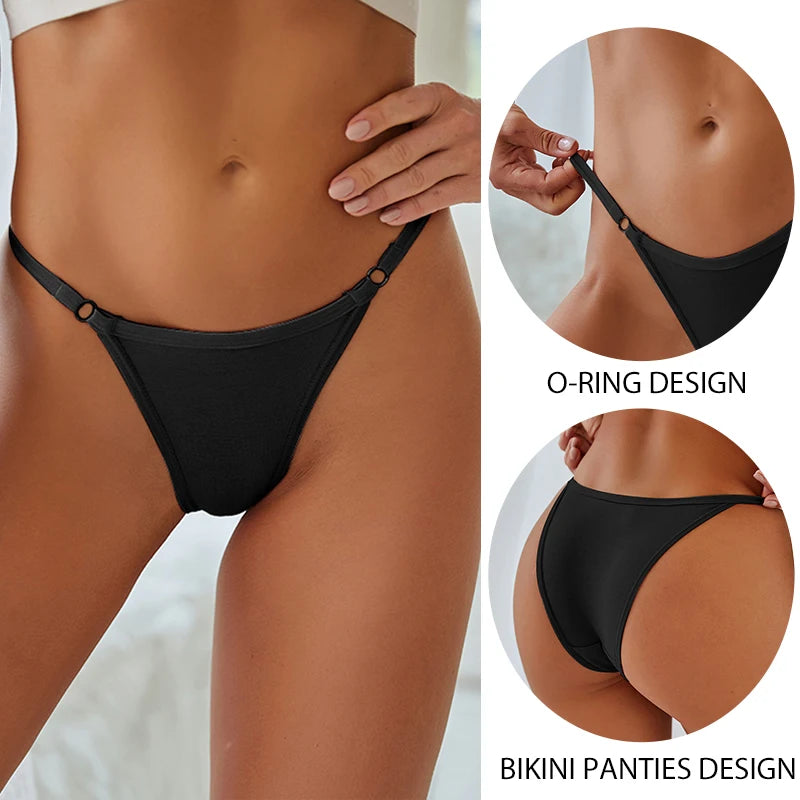 FINETOO 3-Pack Women's Cotton Low Waist Bikini Briefs – Everyday Comfort Meets Effortless Style – Soft, Stretchy, and Full of Attitude - Premium bikini briefs from Lizard Vigilante - Just $9.99! Shop now at Lizard Vigilante