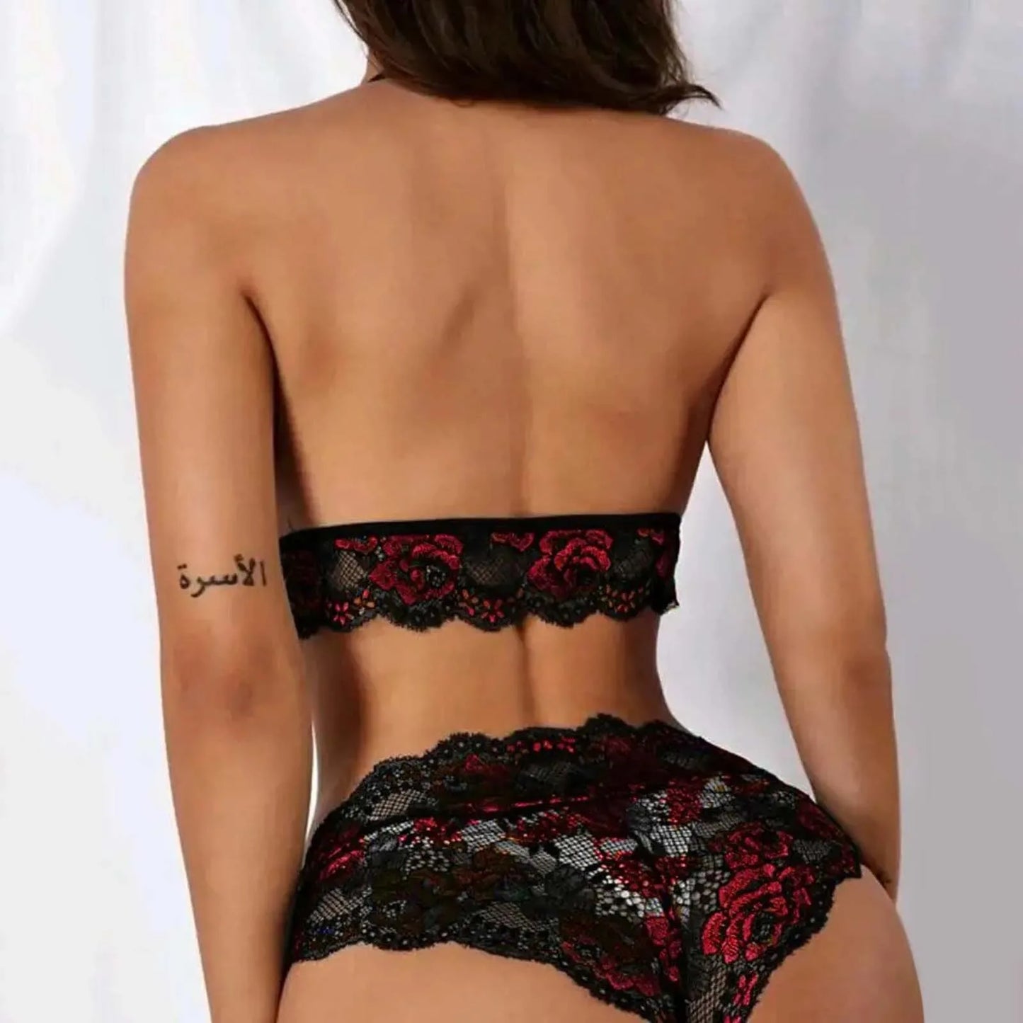 Women's Seductive Lace Underwire Lingerie Set - Seamless, Front-Closure Two-Piece Bra & Brief Set - Premium lingerie from Lizard Vigilante - Just $23.88! Shop now at Lizard Vigilante