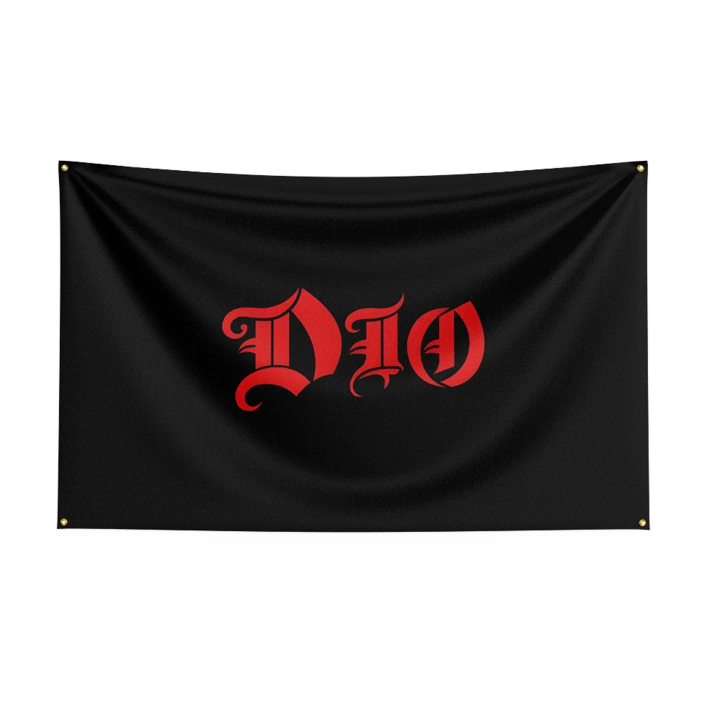 DIO Rock Band Flag 3x5 FT – High-Quality Polyester Digital Printed Banner for Wall Art or Outdoor Decoration - Premium flag from Lizard Vigilante - Just $17.99! Shop now at Lizard Vigilante