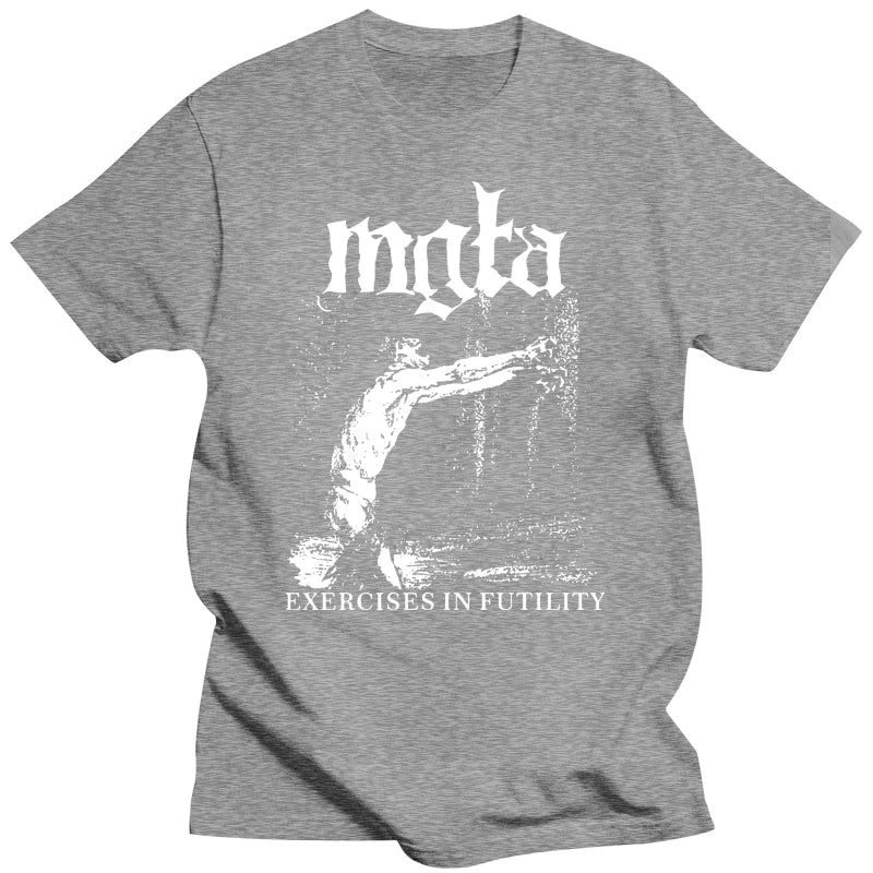 Mgła "Exercise in Futility" Black Metal Band Custom Tee – Men’s & Women’s Big Size S-XXXL - Premium t-shirt from Lizard Vigilante - Just $23.88! Shop now at Lizard Vigilante