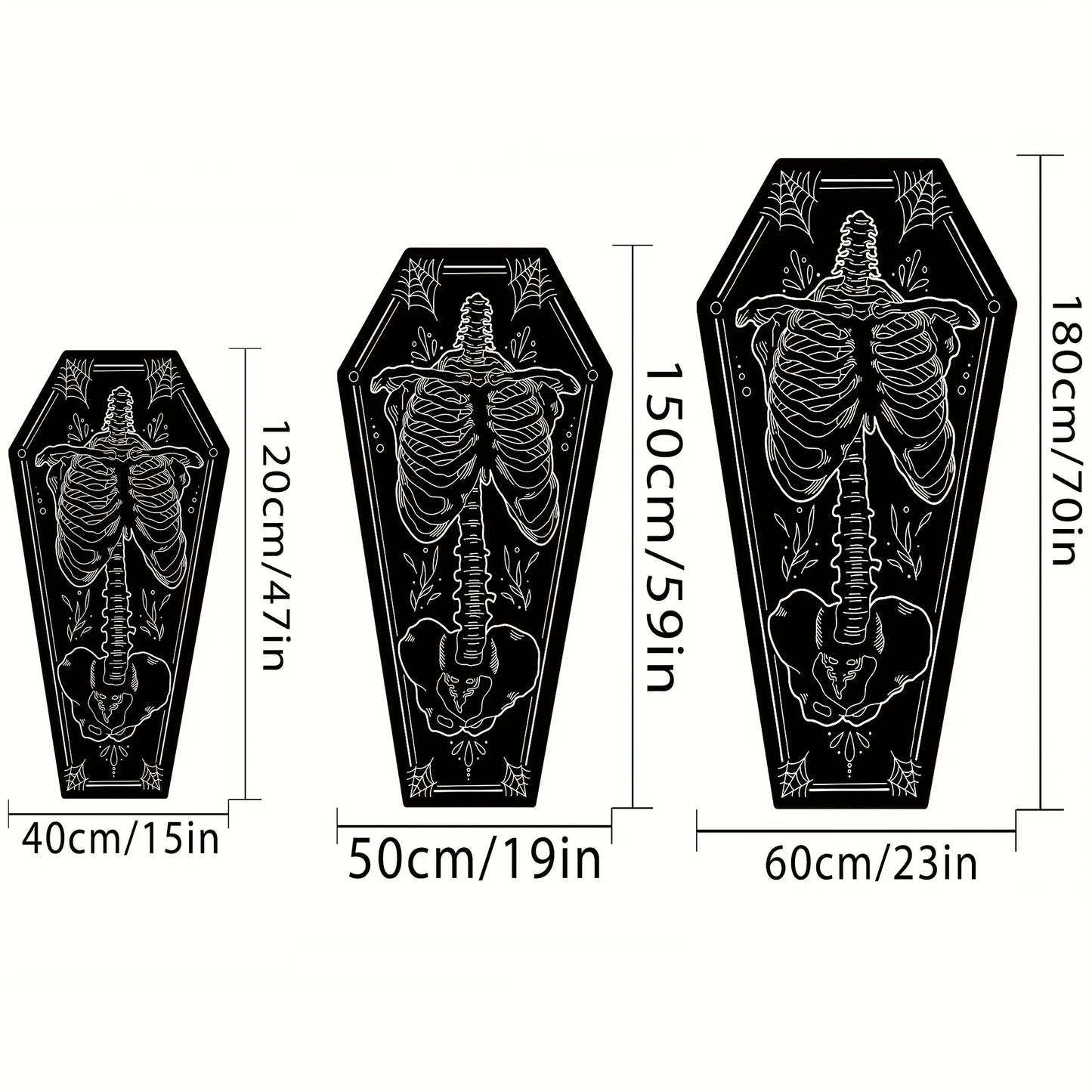 Gothic Coffin Skeleton Rug – Tactical Comfort Zone for Hardcore Homes & Battle-Ready Decor