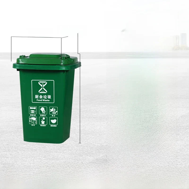 Large Capaci Outdoor Kitchen Waste Bin 240L with Wheels for ering Commercial Use Big Size Tra Can Recycling Bin