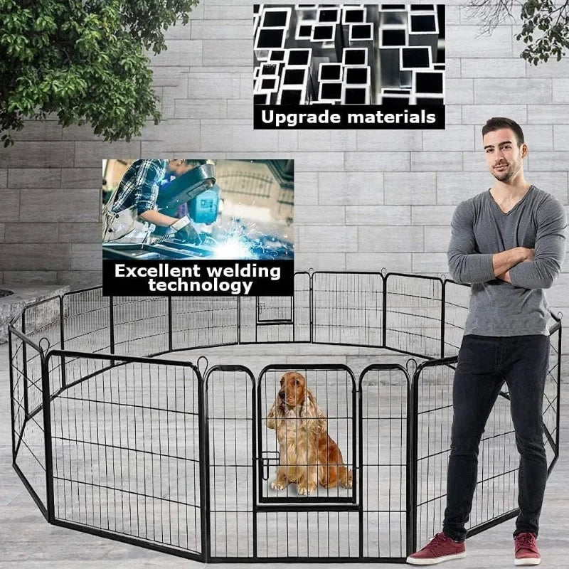 BestPet Dog Playpen: A Safe and Versatile Space for Your Furry Friend - Premium pet playpen from Lizard Vigilante - Just $223.99! Shop now at Lizard Vigilante