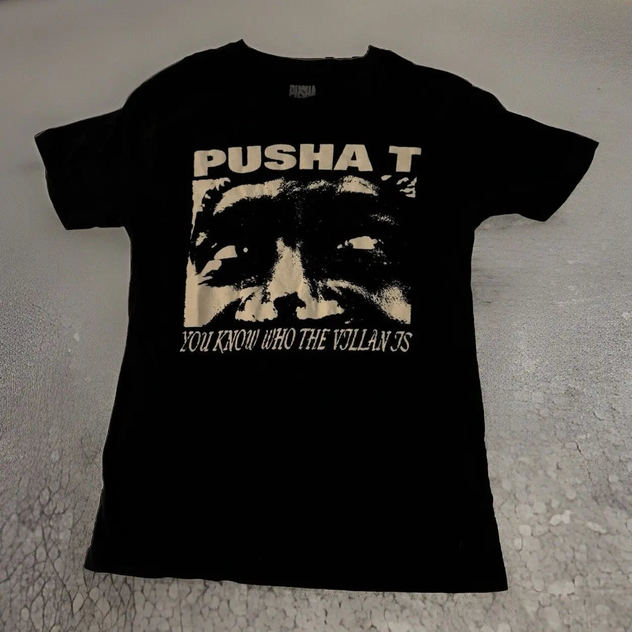 Pusha T 'You Know Who The Villain Is' Shirt – Limited Edition Clipse Casual Cotton Tee - Premium t-shirt from Lizard Vigilante - Just $25.88! Shop now at Lizard Vigilante