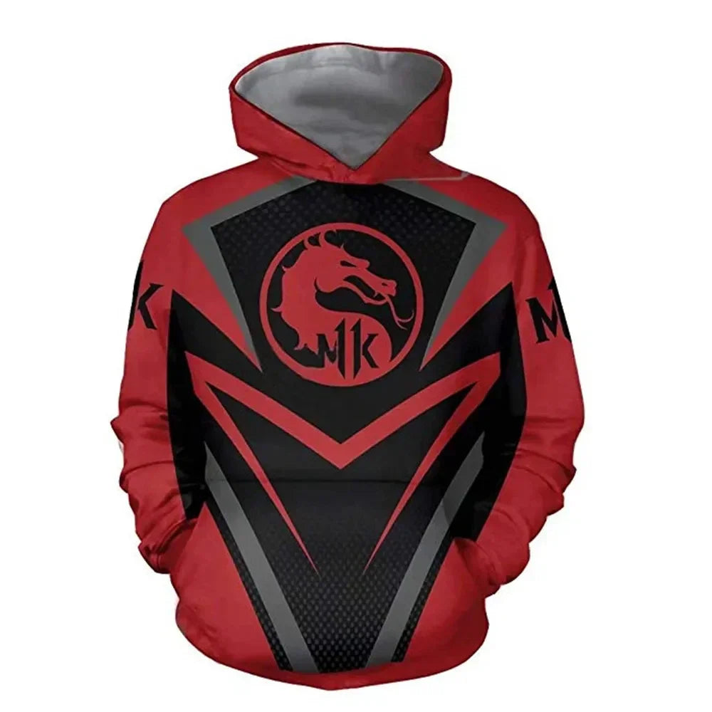 Shadow Fatality Streetwear Hoodie – Mortal Kombat 3D Game Edition