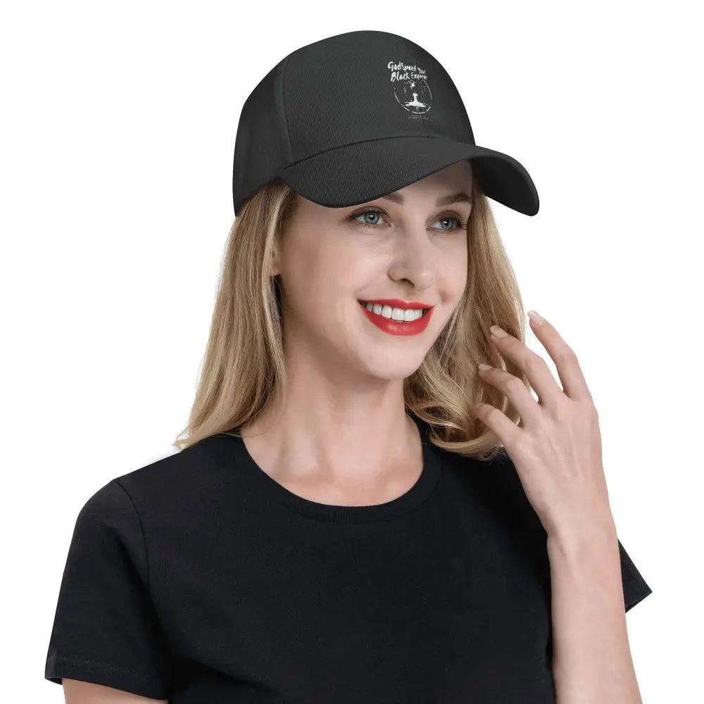 Godspeed You Black Emperor Baseball Cap - Adjustable Fitted Sun Cap for Metal Music Fans - Premium hat from Lizard Vigilante - Just $23.88! Shop now at Lizard Vigilante