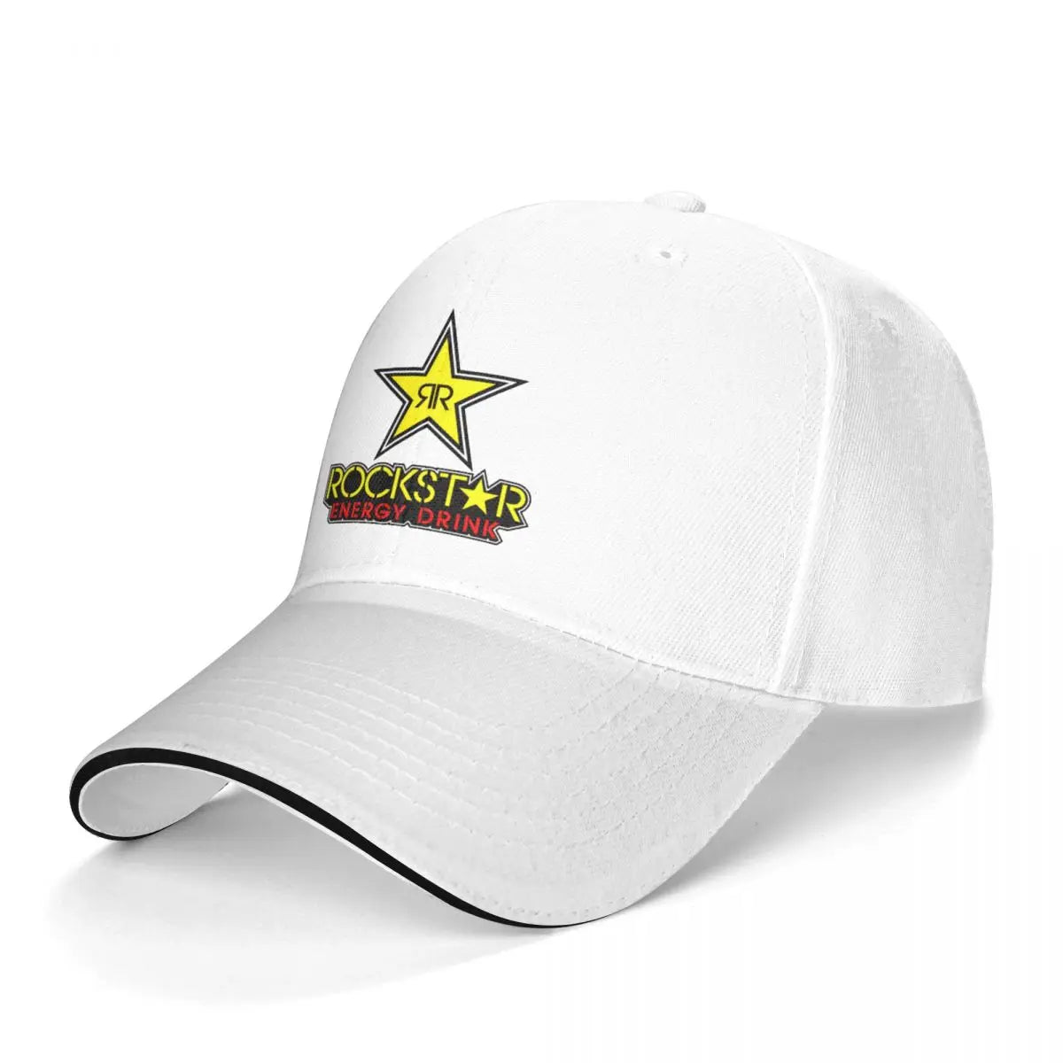 Energy Drink Baseball Cap Rock Star Merchandise Hippie Cheap Trucker Hat Cute Logo Women Baseball Caps - Lizard Vigilante