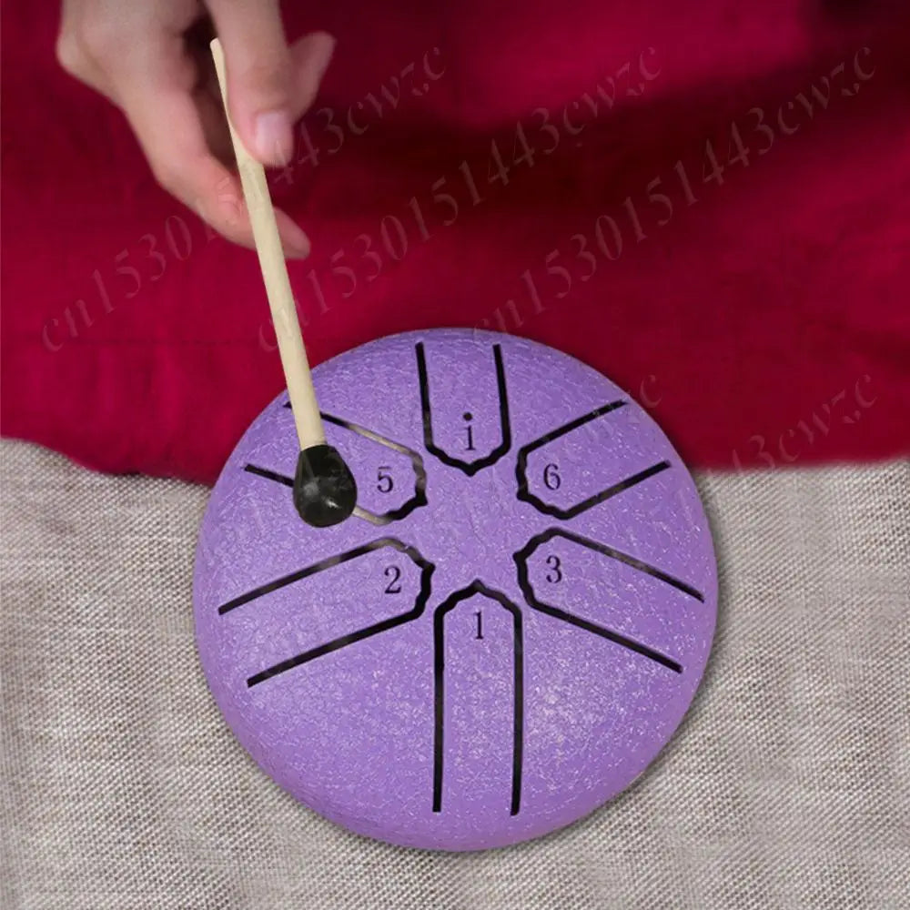 3 Inches 6-Tones Steel Tongue Drum Rain Drum for Outside Drum Instrument Mini Hand Pan Drums Musical Instruments Drum Accessorie - Premium  from Lizard Vigilante - Just $13.99! Shop now at Lizard Vigilante