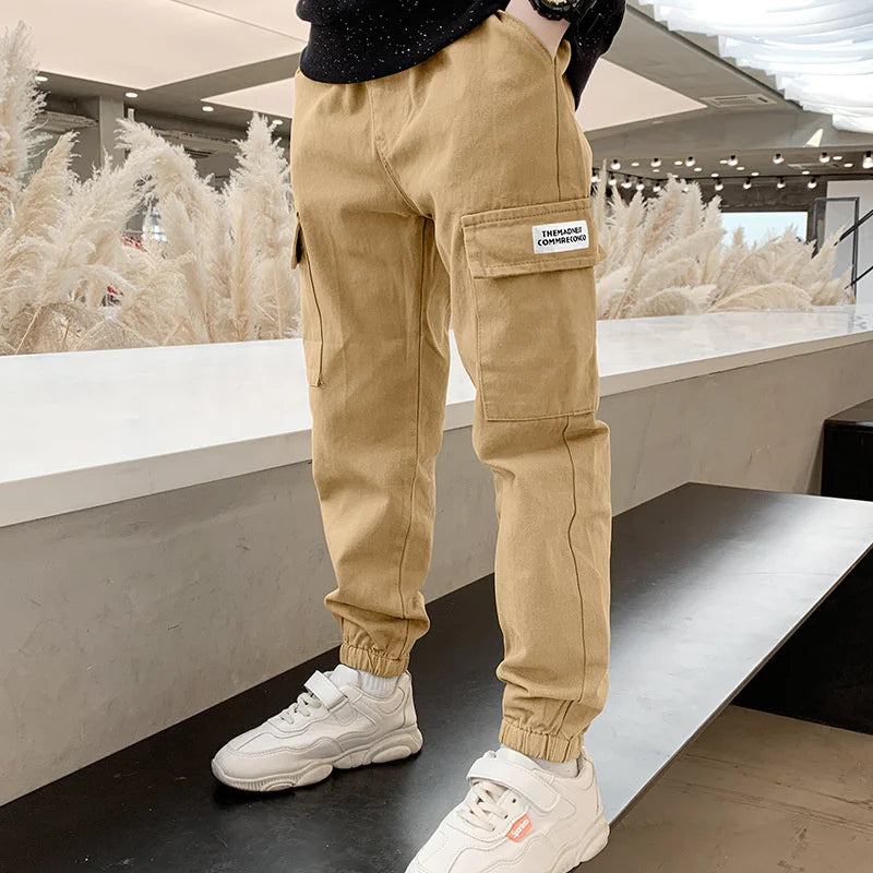 Autumn Boys Fashion Cargo Pants - Premium pants from dsers - Just $28.88! Shop now at Lizard Vigilante