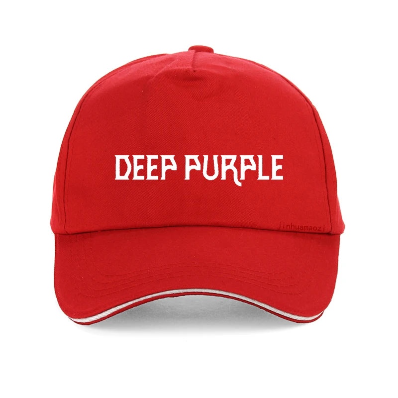 Smoke on the Water: Deep Purple Baseball Cap - Premium baseball cap from Lizard Vigilante - Just $23.88! Shop now at Lizard Vigilante