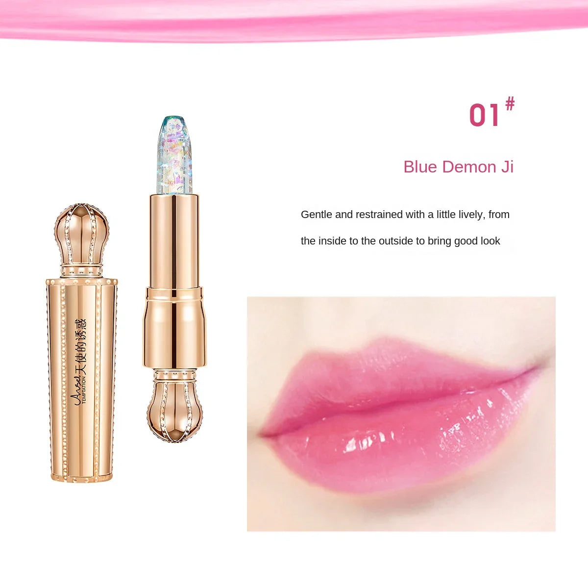 Magical Lipstick That Changes Color with Temperature and Keeps Lips Hydrated and Luscious
