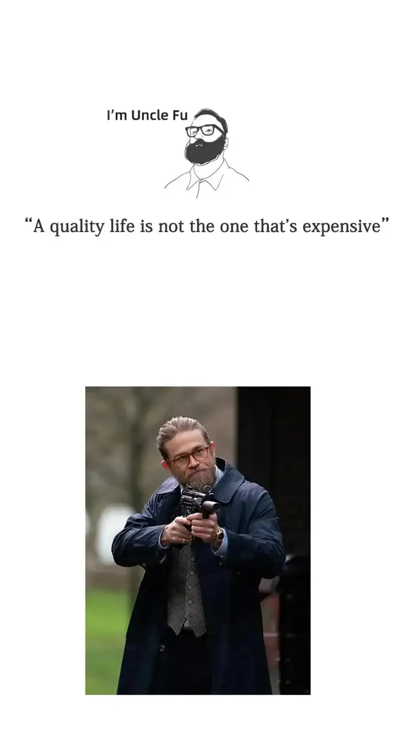 Maden Men's Vintage Balmacaan Waterproof Windbreaker Coat Single-Breasted Mid-Length Classic Collar Jacket for Spring and Autumn