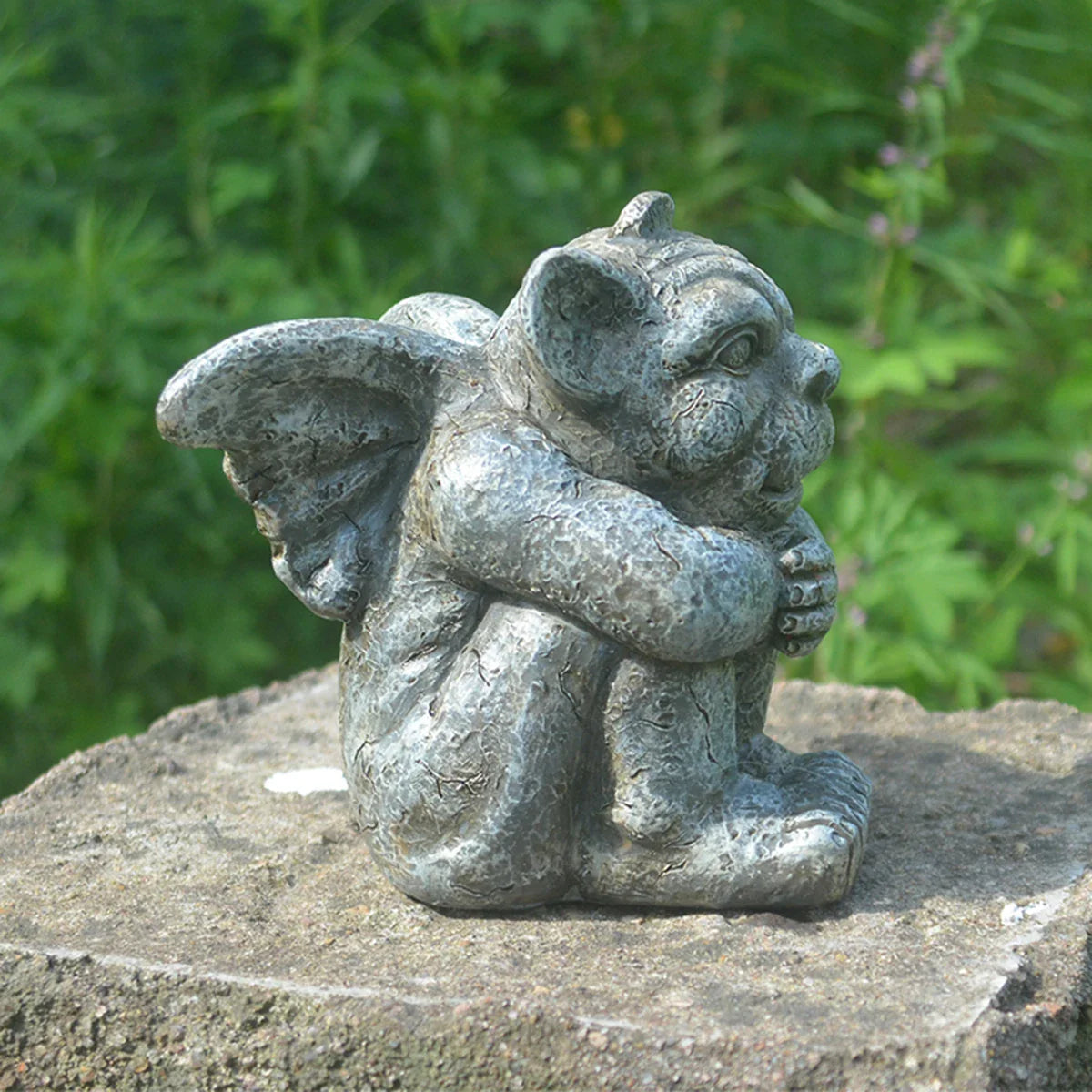 Gargoyle Gothic Decor Statue, Gargoyle Garden Guardian Sculpture, Medieval Gargoyle Mantel Office Bedroom Garden Decoration
