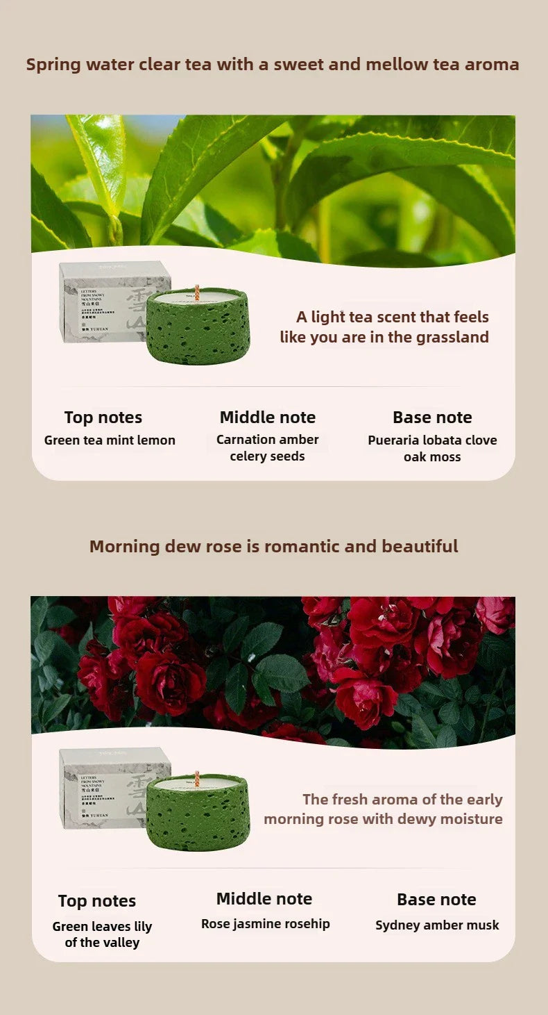 Premium Aromatherapy Scented Candles - Handmade Soy Wax Candles for Relaxation and Home Decor - Long-Lasting Fragrance ﻿