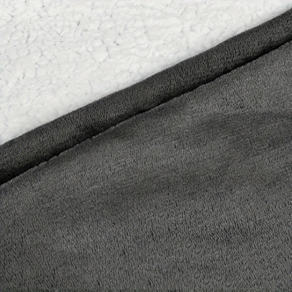 Flannel Warm Sleepwear Lazy Blanket Winter Nightgown Can Be Worn Out Loose And Plush Thick Couple Cold Proof Warms Home Clothes