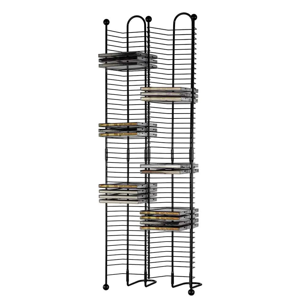 Nestable 100 CD Tower with Heavy Gauge Steel Construction - Premium storage from Lizard Vigilante - Just $74.88! Shop now at Lizard Vigilante