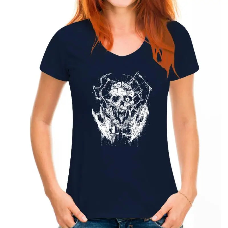 One-Eyed Skull Death Metal T-Shirt – Gothic Rock Band Tee for Men and Women | Casual Black Graphic Tee - Premium T-shirt from Lizard Vigilante - Just $23.88! Shop now at Lizard Vigilante