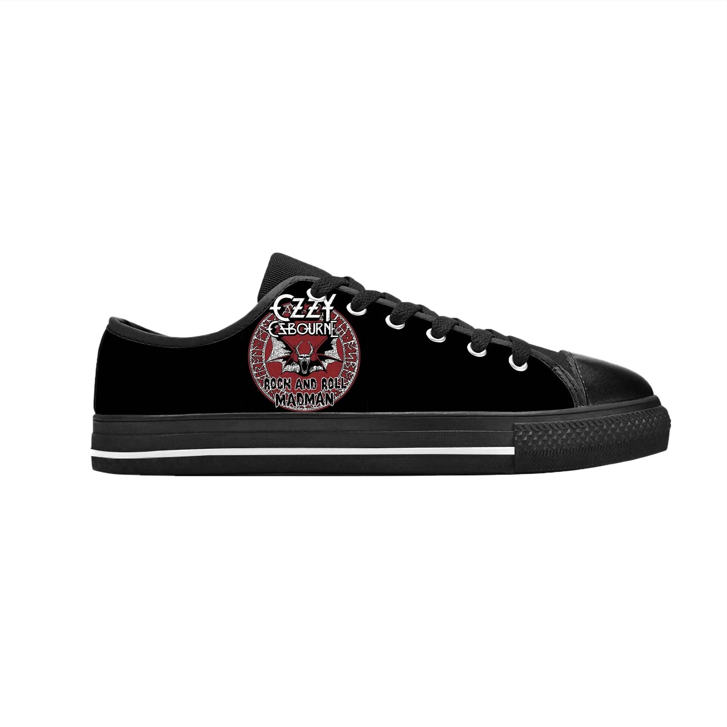 Unleash Your Inner Rock Star: Ozzy Osbourne 3D Print Casual Sneakers - Premium Shoes from Lizard Vigilante - Just $39.99! Shop now at Lizard Vigilante