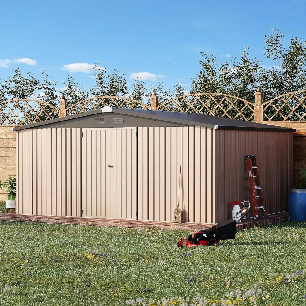 Lizard Vigilante Premium Metal Storage Shed - Premium shed from Lizard Vigilante - Just $999.99! Shop now at Lizard Vigilante