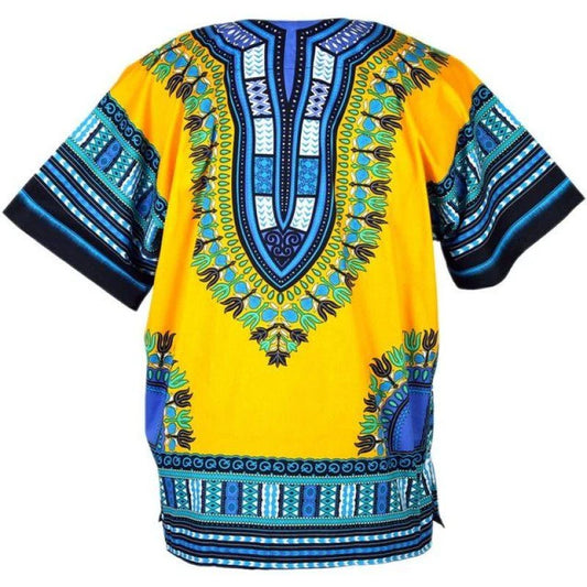 Men's 3D Printed Dashiki Short Sleeved T-shirt Comfortable Oversize Top Men Clothing Streetwear Tees - Premium shirt from Lizard Vigilante - Just $22.99! Shop now at Lizard Vigilante