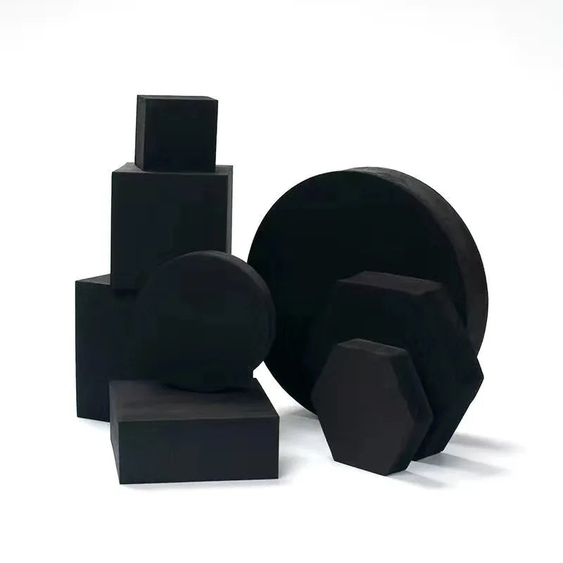 8pcs Hard Foam Shapes Makeup Tools Studio Shooting Props Geometric Cube Cosmetics For Lipstick Craft Photography Props