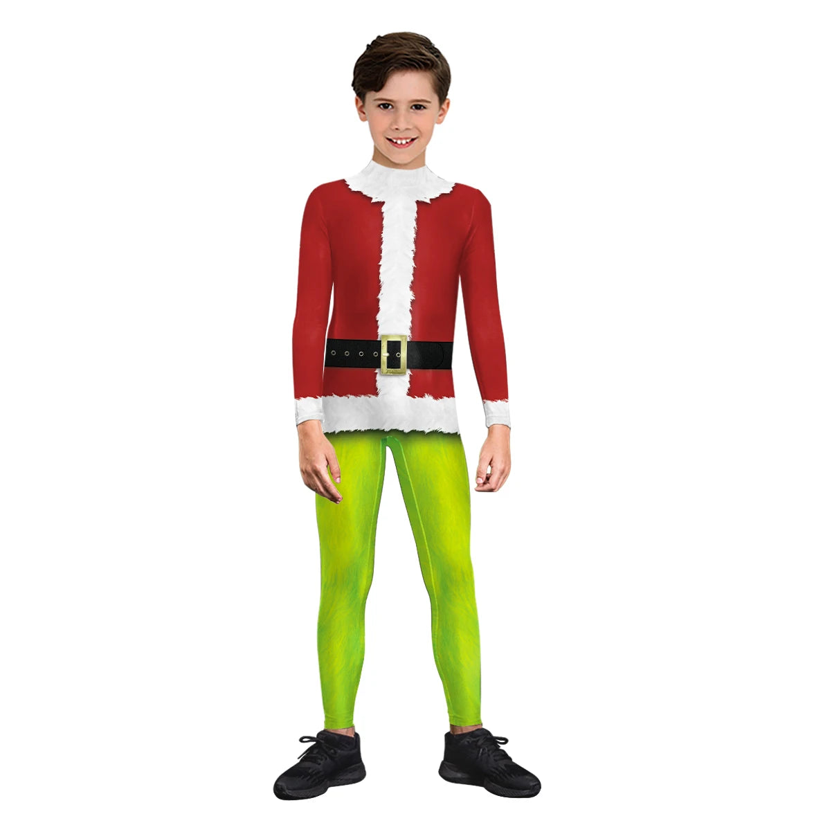 Matching Santa Claus Cosplay Costume Set – Christmas Gift Jumpsuit for Adults and Children - Premium Cosplay Costumes from Lizard Vigilante - Just $23.88! Shop now at Lizard Vigilante