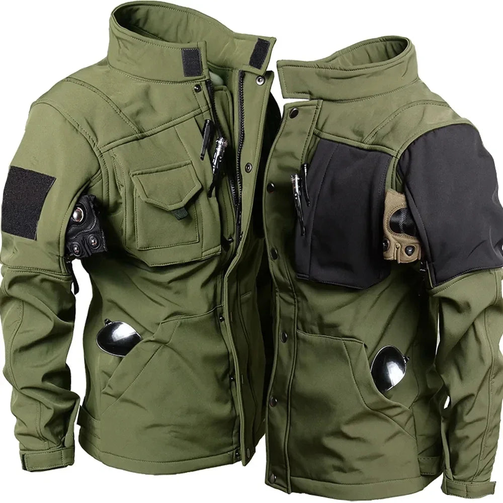 Conquer the Elements: Tactical Biker Jacket Suit - Premium snow suit from Lizard Vigilante - Just $51.99! Shop now at Lizard Vigilante