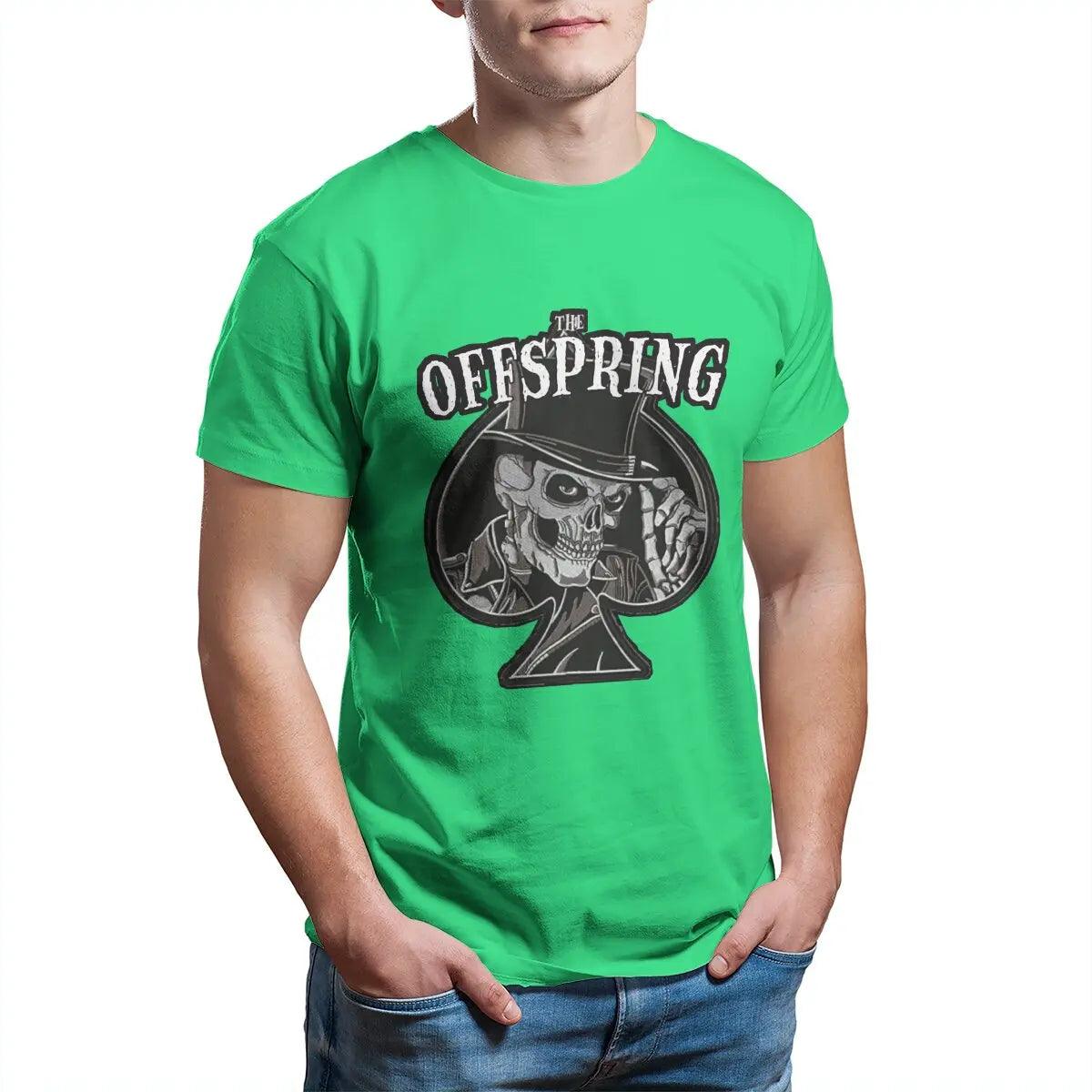 the offspring AS Men's T Shirt The Offspring Cool Tees Short Sleeve O Neck T-Shirts 100% Cotton Birthday Present Tops - Lizard Vigilante