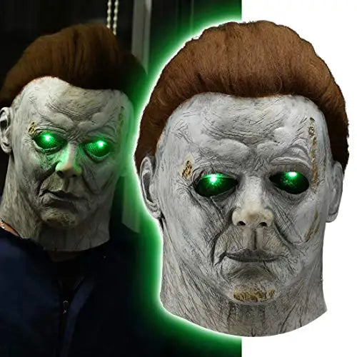 Michael Myers Mask Halloween Movie Latex Mask Realistic Horror Mask Scary Cosplay Mask Costume 1978 Party Mask - Premium mask from Lizard Vigilante - Just $25.99! Shop now at Lizard Vigilante