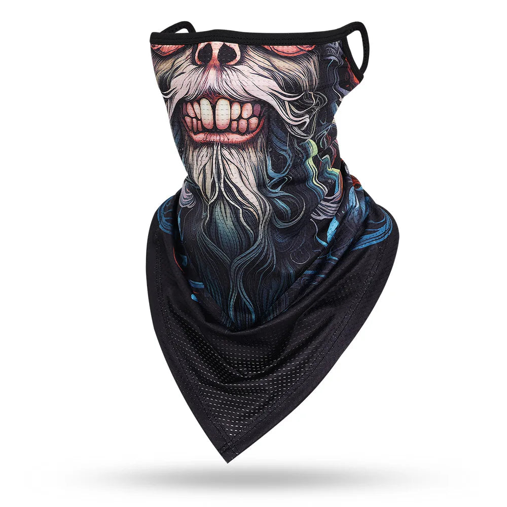 Beard Skull Face Balaclava - Versatile Protective Mask for Men and Women - Premium face mask from Lizard Vigilante - Just $17.99! Shop now at Lizard Vigilante