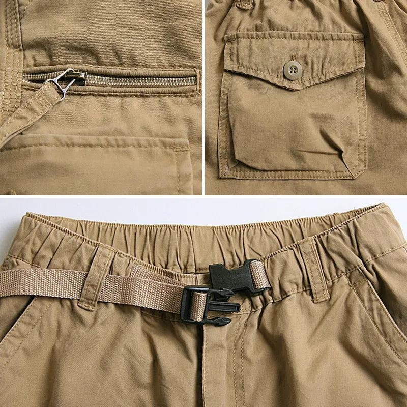 Cargo Shorts Men Camouflage Summer Fire Sale Cotton Casual Men Short Pants Brand Clothing Comfortable Camo Men Cargo Shorts - Lizard Vigilante