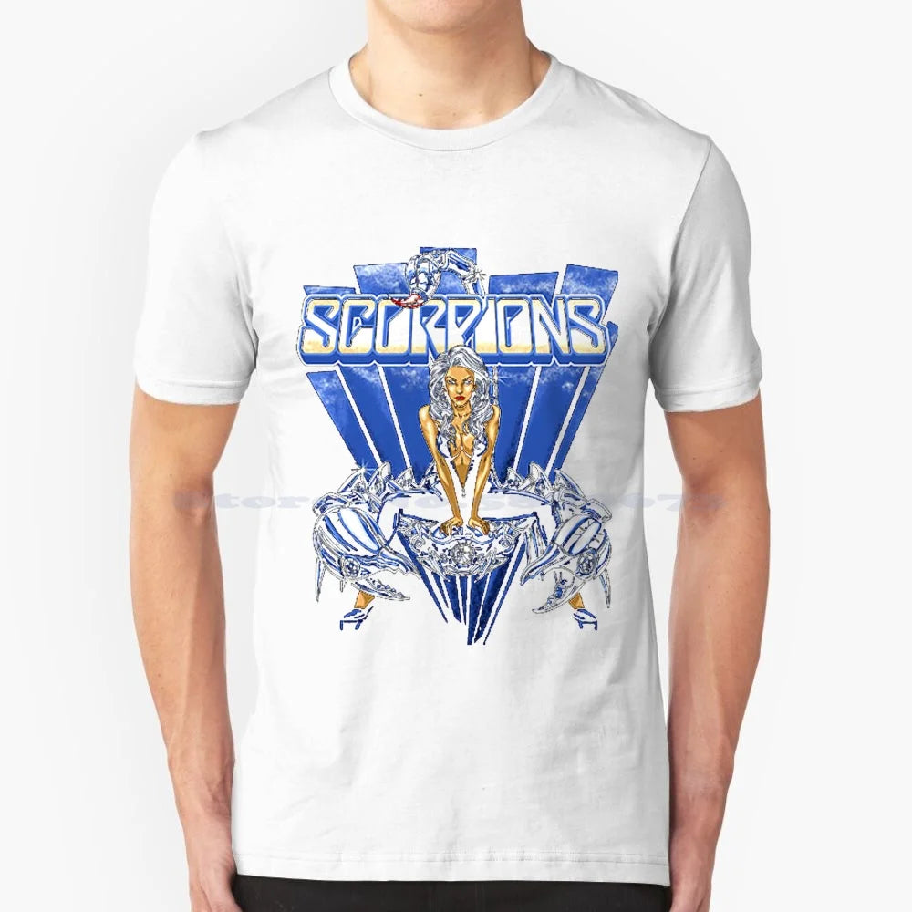 The Scorpions German Band T Shirt 100% Cotton Tee German Band - Premium T-Shirt from Lizard Vigilante - Just $38.99! Shop now at Lizard Vigilante