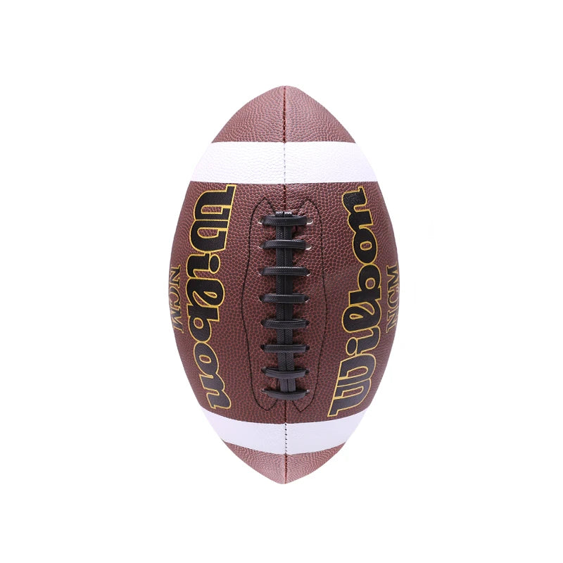 Official PU Leather Wilson American Football Balls Adult Kids 1PC High Quality Sports Size 3 6 9 Grip - Premium football from Lizard Vigilante - Just $22.99! Shop now at Lizard Vigilante