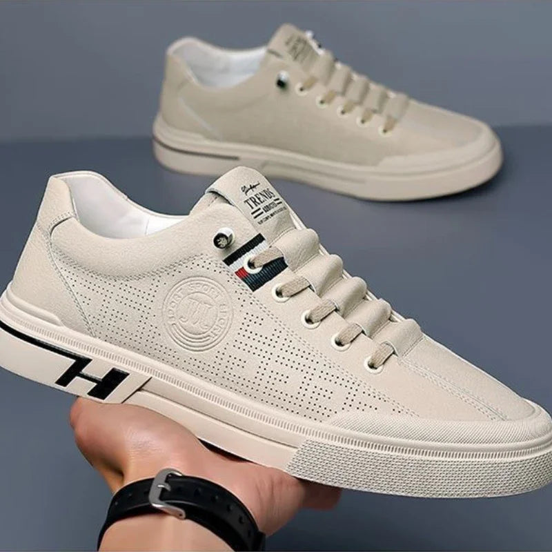 Elevate: Embossed Platform Sneakers - Command Attention with Breathable Style & Comfort - Premium shoes from Lizard Vigilante - Just $43.88! Shop now at Lizard Vigilante