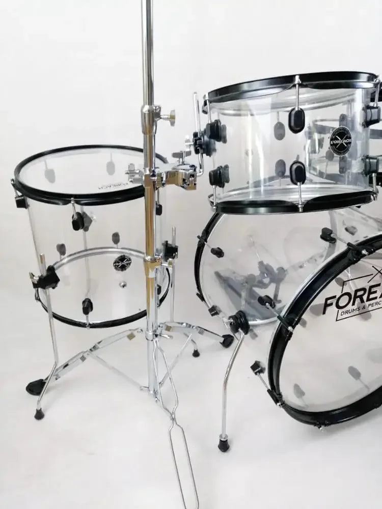 Transcendent Resonance Seamless Clear Crystal Acrylic Drum Set – 5-Piece, Durable & Stunning Design, Perfect for Performances - Premium drum kit from Lizard Vigilante - Just $1282.99! Shop now at Lizard Vigilante