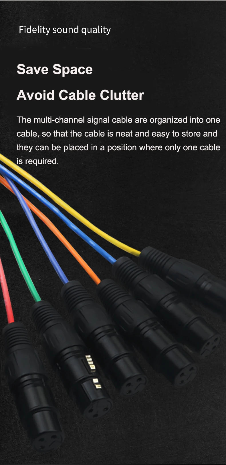 XLR Cable XSSH M/F 8 Channel Professional Multi-Media Snake Cable 8 Pairs Male to Female 3 Pin XLR Balanced Audio Extension Cord - Premium  from Lizard Vigilante - Just $72.99! Shop now at Lizard Vigilante