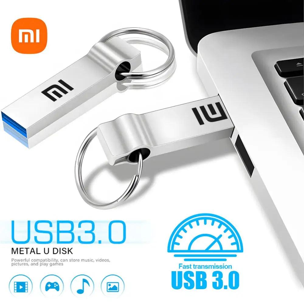 Xiaomi USB 3.0 Flash Drive 2TB High Speed Metal Pen Drive 1tb For PCs Laptops Car Devices Audio Waterproof Memory Stick PenDrive - Lizard Vigilante