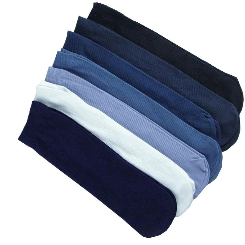 4/8 Pairs Ultra-Thin Bamboo Fiber Socks for Men – Breathable & Comfortable Casual Crew Socks for Summer, Black, Gray, Navy - Premium socks from Lizard Vigilante - Just $22.99! Shop now at Lizard Vigilante