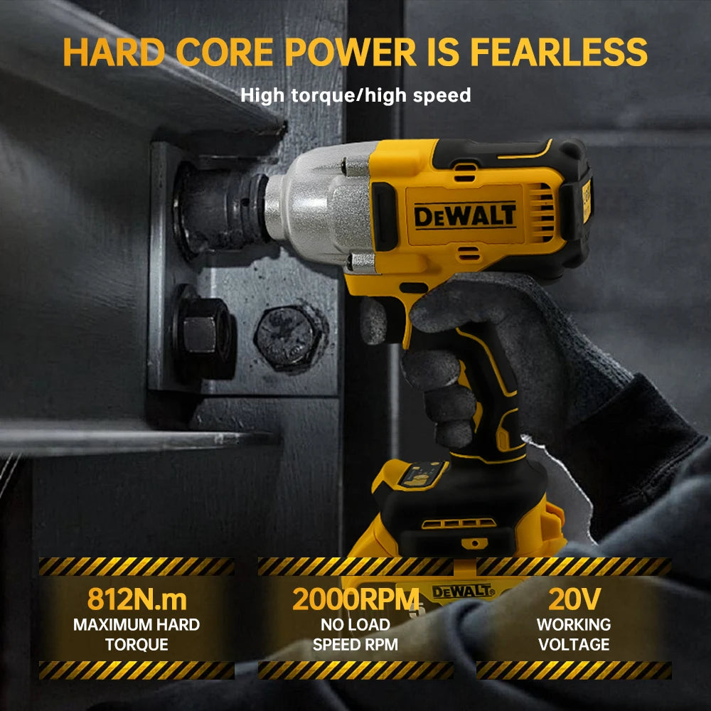 DEWALT DCF892 810Nm Electric Impact Wrench – High Torque 1/2 Inch 20V Brushless Cordless Beast for Power DIY & Pro Jobs - Premium impact wrench from Lizard Vigilante - Just $129.99! Shop now at Lizard Vigilante