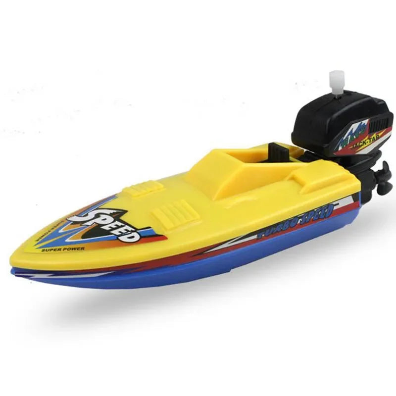 Classic Wind-Up Speed Boat Bath Toy – Floating Clockwork Boat for Kids, Perfect for Bath Time Fun - Premium toy from Lizard Vigilante - Just $14.99! Shop now at Lizard Vigilante