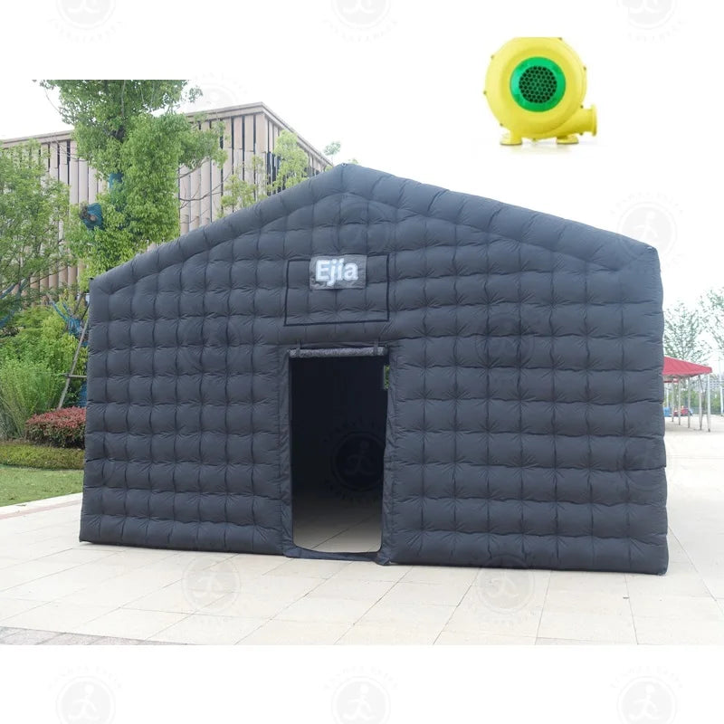 Event Horizon Inflatable Nightclub™ – 20FT Black LED Disco Cube Tent with Custom Logo Area – Portable Party Pavilion for Weddings, Festivals, and More - Premium bounce house from Lizard Vigilante - Just $1281.08! Shop now at Lizard Vigilante