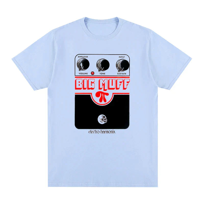 BIG MUFF T-shirt Guitar Pedal Effect of Jimi Hendrix Cotton Men T shirt Womens Tops - Lizard Vigilante