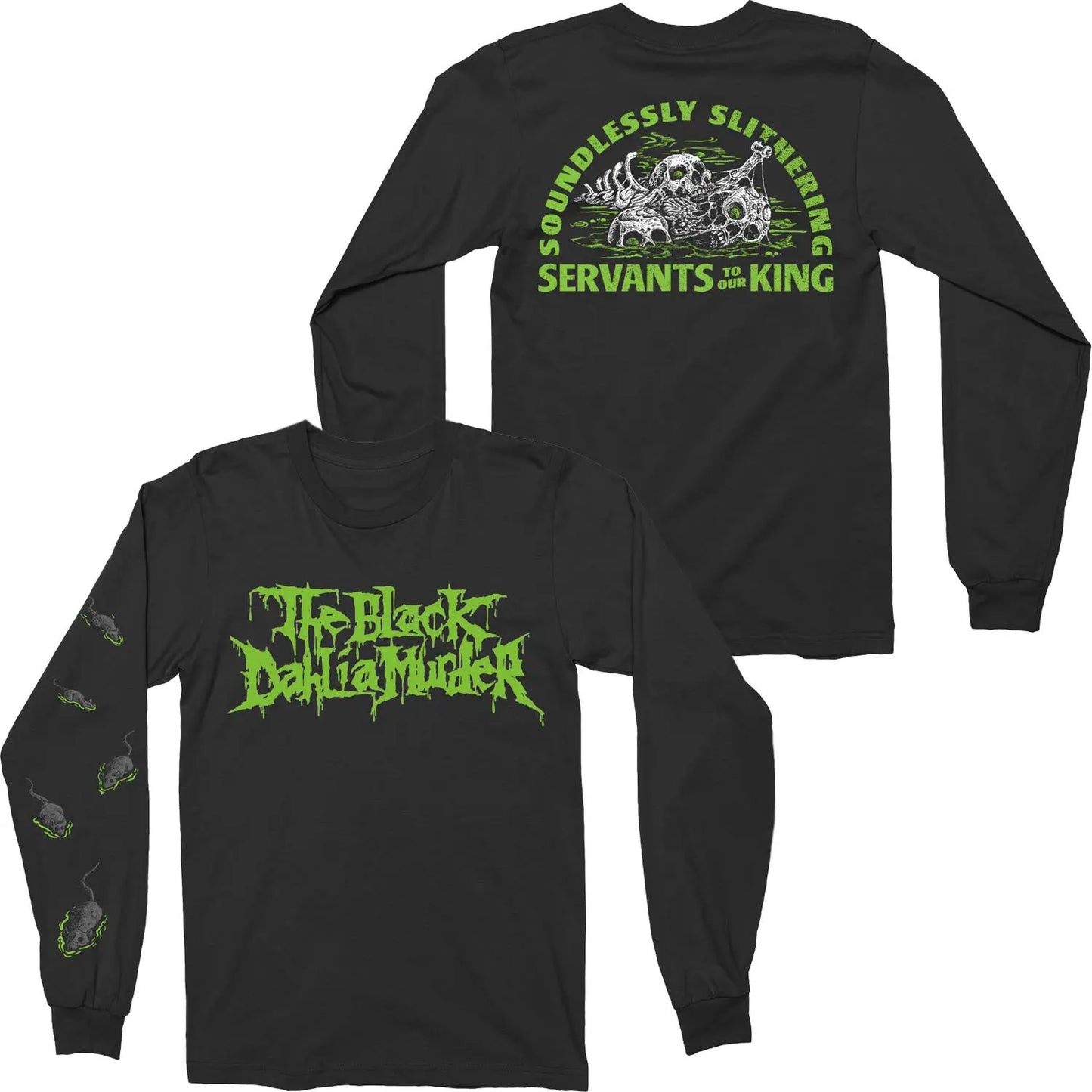 THE BLACK DAHLIA MURDER  Melodic Death Metal  Skull Print T-shirt Mens Cotton Tee-shirt Harajuku Streetwear Oversized T Shirts - Premium long sleeve tee from Lizard Vigilante - Just $27.99! Shop now at Lizard Vigilante