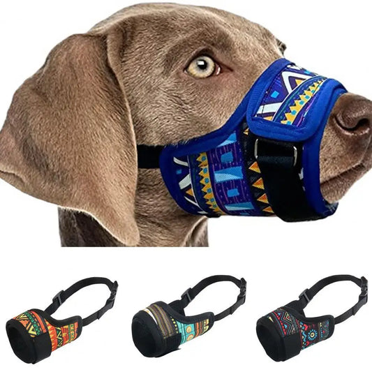 Adjustable Dog Muzzle Buckle Design Breathable High Elasticity Puppy Muzzle Pet Face Protector for Small Medium Large Dogs  - Premium dog muzzle from Lizard Vigilante - Just $18.99! Shop now at Lizard Vigilante